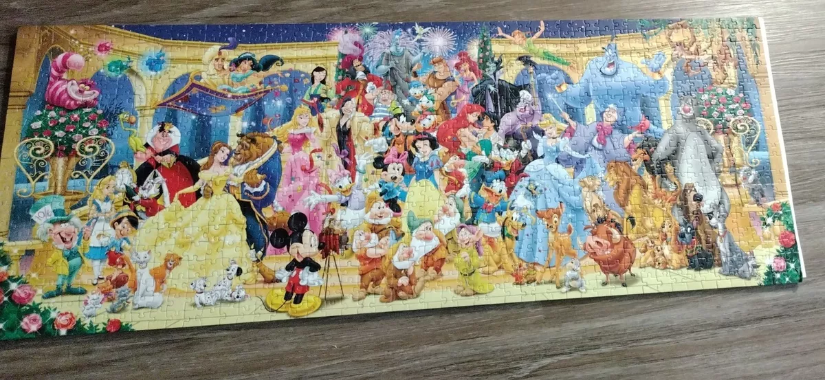 Disney panoramic 1000 piece jigsaw puzzle deals