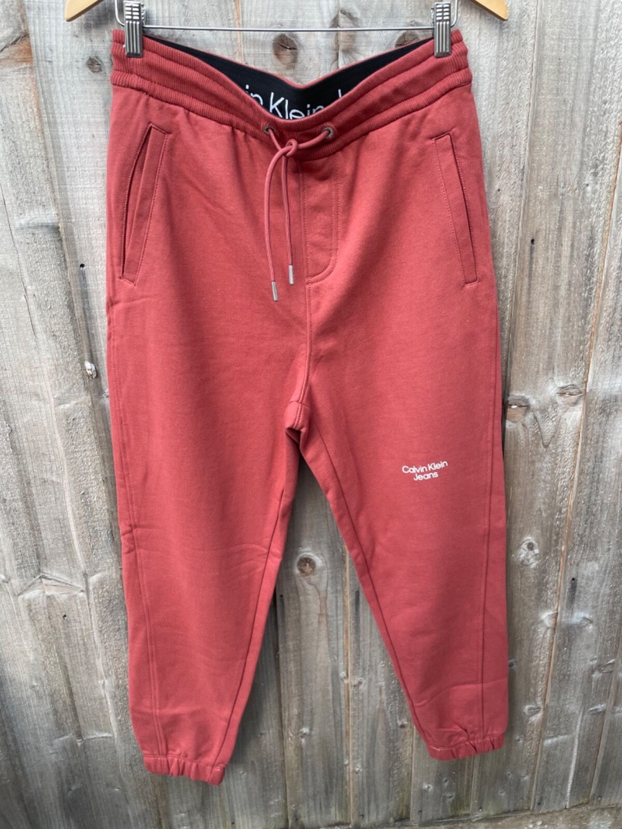 Calvin Klein Stacked Tracksuit Bottoms Buy Calvin Klein Jeans