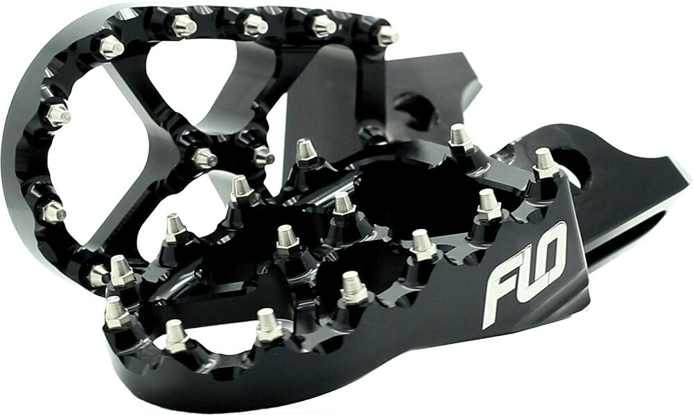 FLO Pro Series Footpegs Black 57x86mm YZ450F 23-26 FPEG-793-2BLK