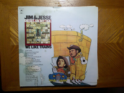 EPIC 2  LP RECORD/JIM & JESSE/DIESEL ON MY TAIL/WE LIKE TRAINS/EX+ NR MINT