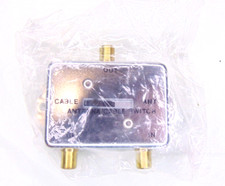 Video Coaxial Slide Switch Antenna / Cable New Metal