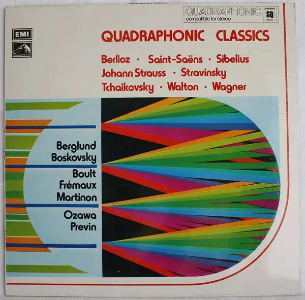 LP Berlioz / Sibelius / Tchaikovsky a.o. Quadraphonic Classics His Masters V