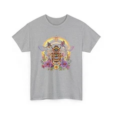 Bee Shirt | Save the Bees Shirt | Honeybee Tee | Boho Bee Blooming Flowers Shirt