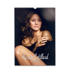 Sexy Marion Cotillard Full photo calendar 2027/28 personalised Choose Start