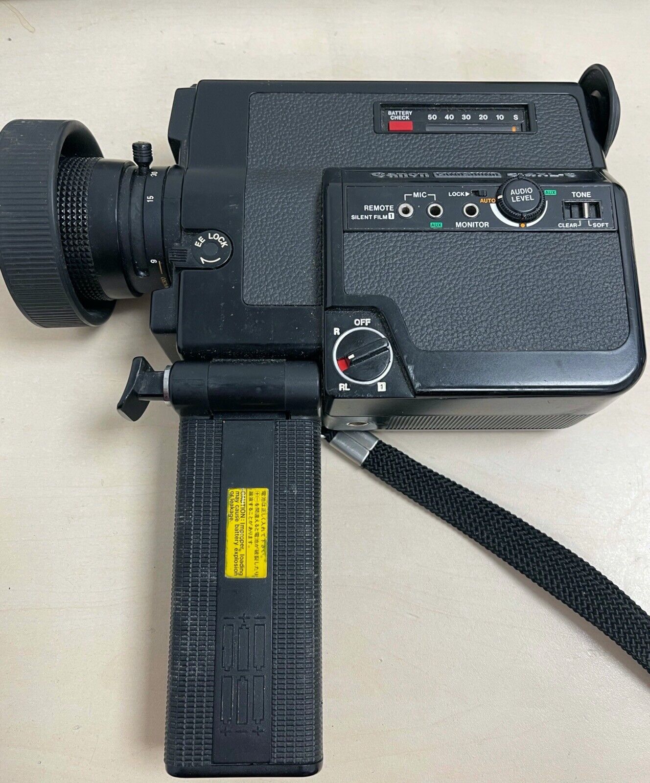 Canon 514XL-S Canosound Super 8 8mm Movie Film Camera (Untested, No power)