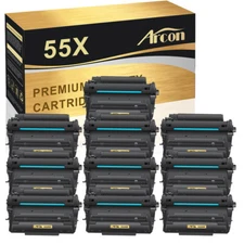 CE255X 55X High Yield Toner Cartridge Fit For HP LaserJet P3010 P3015 P3015d LOT