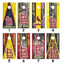 St. Louis Cardinals Cornhole Wrap Skin Decal Vinyl Sticker MANY DESIGNS SK57