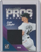 BRIAN ELLINGTON 2018 DONRUSS PROMISING PROS MATERIAL #PPM-BE