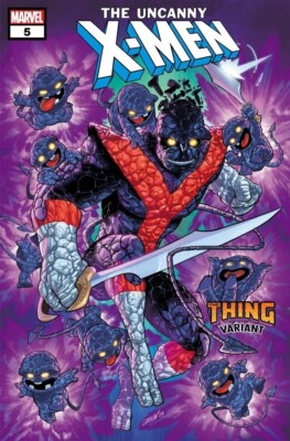 UNCANNY X-MEN 5 JAVIER GARRON THE THING VARIANT NM 2024 | eBay
