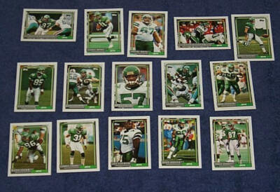 1992 92 Topps New York Jets team set (22) - Ken O Brien - Al Toon - Rob Moore