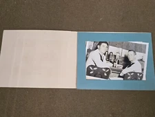 WWII Picture of 2 Sailors in South Seas Cardboard Frame