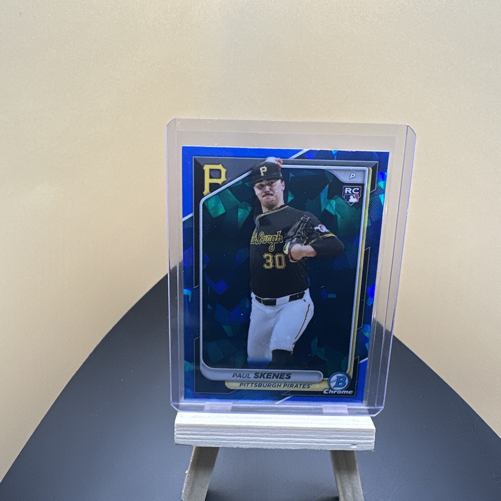 Paul Skenes 2024 Bowman Chrome SAPPHIRE RC Rookie #31 Pittsburg Pirates ROY