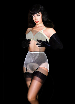 Bettie Page 14 x 11''  Photo Print