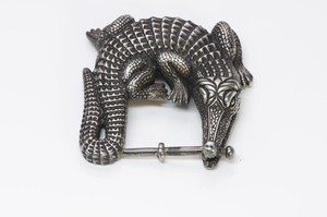 crocodile belt buckle