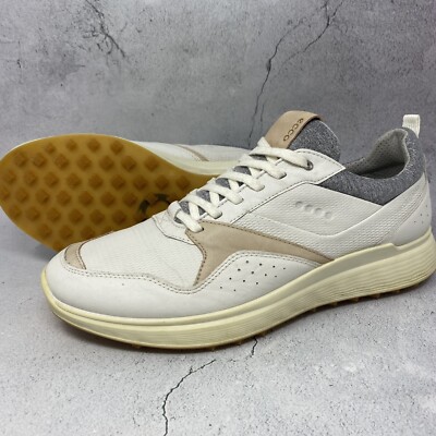 ECCO Mens Biom Hybrid Hydromax Water Resistant Spikeless Golf Shoes Sz  W