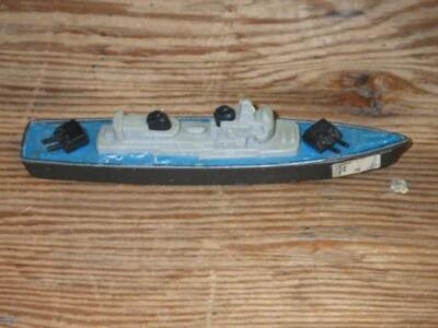 VINTAGE METAL TOOTSIE TOY 34 DESTROYER SHIP BATTLESHIP NICE 5 IN LENGTH