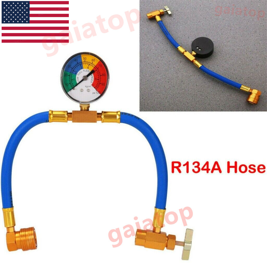 134a AC Car Air Conditioning Refrigerant Charging Filling Hose Pressure ...
