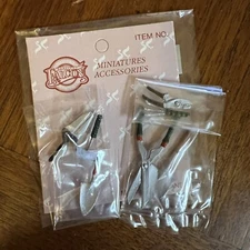 VTG Dollhouse Miniatures Falcon 7 Pc Garden Tools 1:12