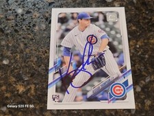 Keegan Thompson IP Auto Autographed Baseball Card (Chicago Cubs) 2021Topps US101