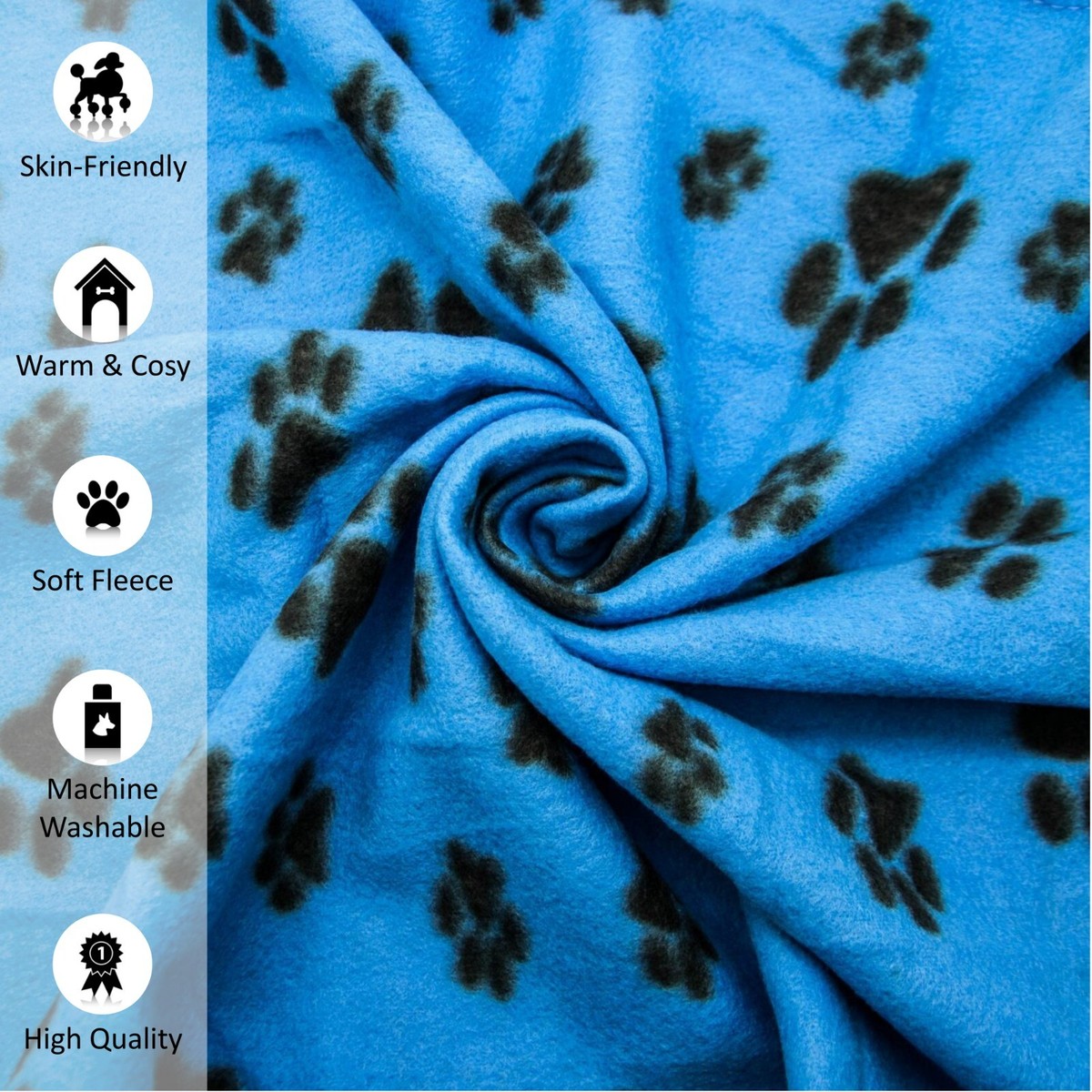 Smart Choice Paw Print Pet Blanket | Wholesale Pet Accessories | Wholesale Homeware | A&K