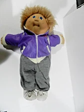 VINTAGE Cabbage Patch Kids Doll Blonde Hair Blue Eyes Boy Xavier Roberts 1983
