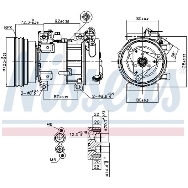 Kompressor Klimaanlage FüR Dacia Duster Logan MCV Renault Clio II I-image