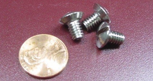 Oval Head Slotted Machine Screw Stainless Steel, 12-24 x 3/8" Length, 100 pcs - Picture 8 of 12