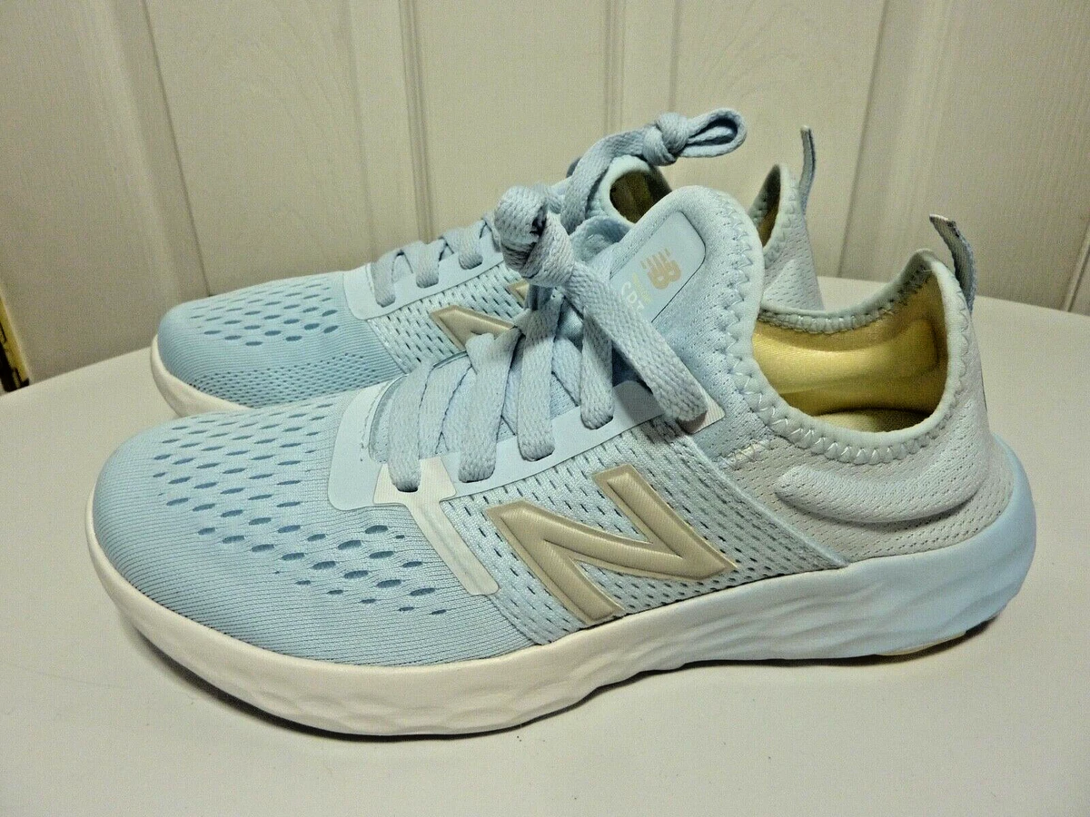 New Balance Women s Fresh Foam Lt Blue Ombre sole Running Shoe