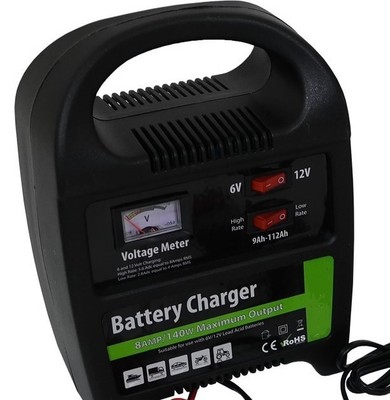 6v 12v Vehicle Battery Charger Car Van Compact Portable Electric