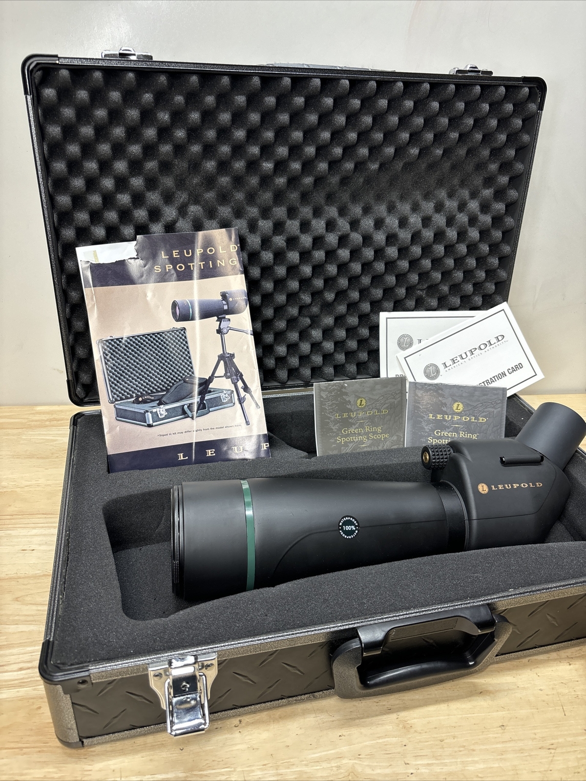 Leupold Sequoia Spotting Scope 2060x80mm Green ring With Case Read eBay