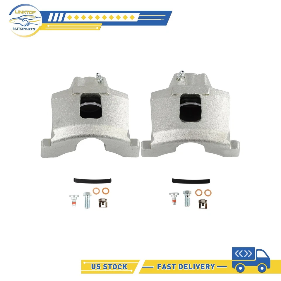 Brake Calipers Front Pair For Jeep CJ7 1979-1981 AMC Concord 1978-1981 - Image 2 of 4