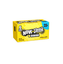 12x Packs Now And Later Banana Candy 6 Pieces Per Pack Fast Free Shipping