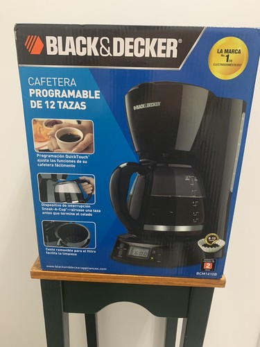 Black & Decker 12-Cup Programmable Coffeemaker BCM1410B New in Orig ...
