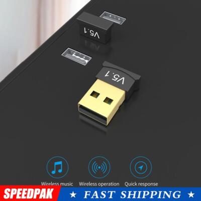 2Pcs  USB 2.0 Wireless Bluetooth 5.1Adapter Dongle Sender für PC Laptop NEU B1Q4