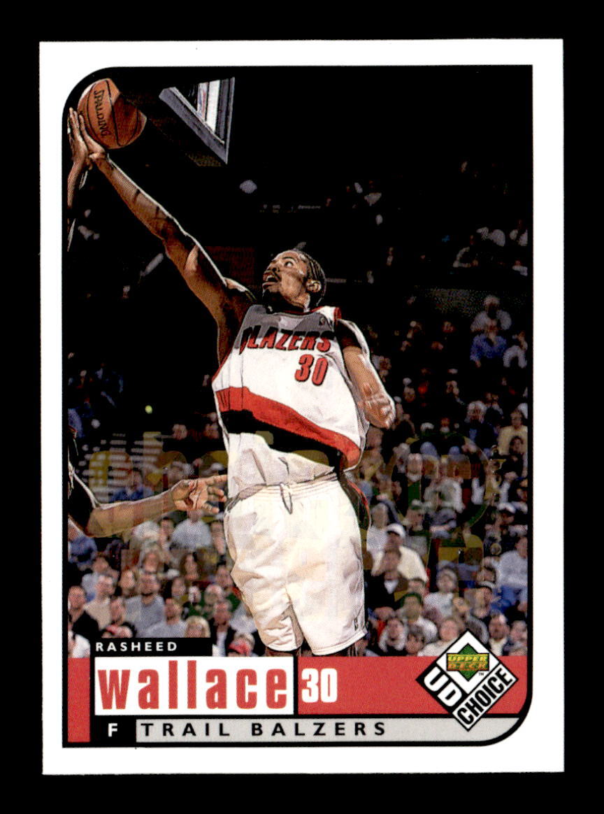 Rasheed Wallace 1998-99 UD Choice #118 Choice Reserve Portland Trail Blazers