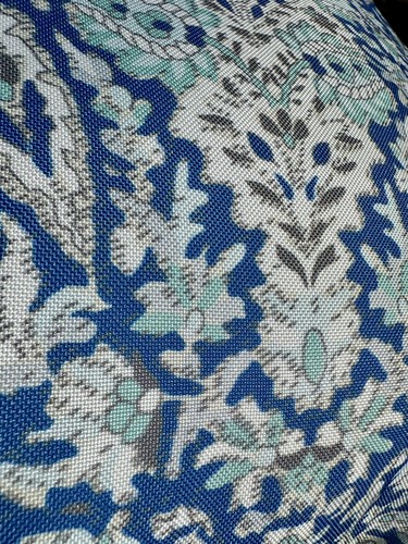 Ralph Lauren Home Accent Throw Pillows Couch Bed Blue White Floral Paisley Batik - Picture 4 of 6