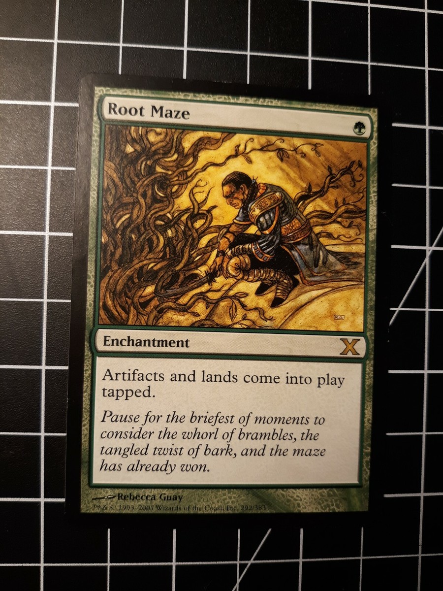 Root Maze - 10th Tenth Edition - RARE Magic MtG English Green x1