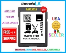 🔥SD Card Navigation For Chevrolet/GMC/Cadillac/GM GPS 8677 5533 2020-2023