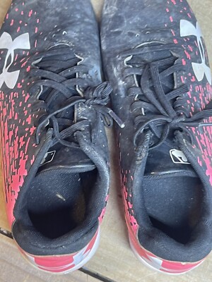 Chaussures de baseball UnderArmour UA Leadoff Mid RM Jr. pour garçon