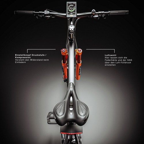 Bicicleta de montaña eléctrica | ebike | E-MTB | 29 pulgadas | 10.5Ah 380 Wh Phantom InstinctX - Imagen 7 de 36