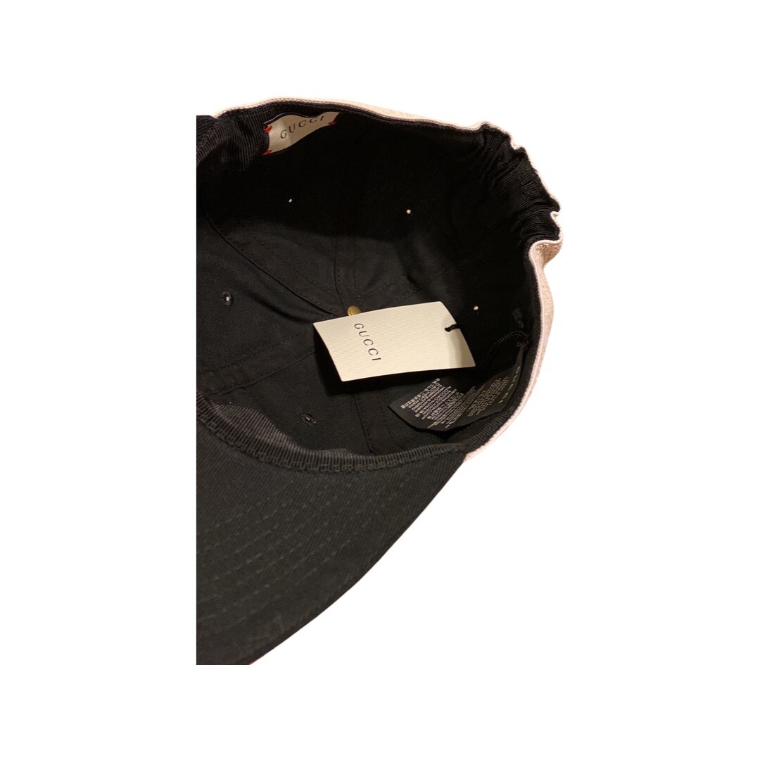 Gucci Black Logo Linen Baseball Cap Size Medium Gucci Black Logo Linen Baseball Cap Size Medium | eBay main image 3