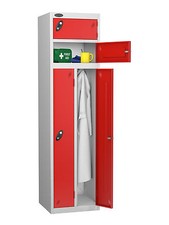 NEW Two Person Steel Staff Storage Lockers / Locker - British Manufactured