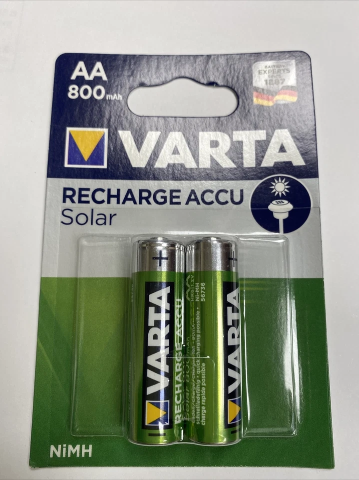 Piles Varta 56736 Solaire X 2 - Photo 1/1