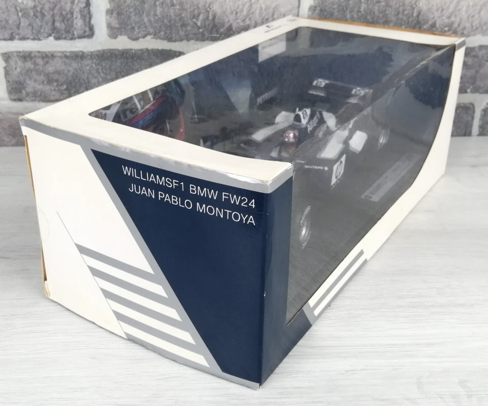 WILLIAMS FW-24 - JUAN PABLO MONTOYA - HOT WHEELS - F1 TEAM - 1:18 - MODELLINO - Immagine 4 di 4