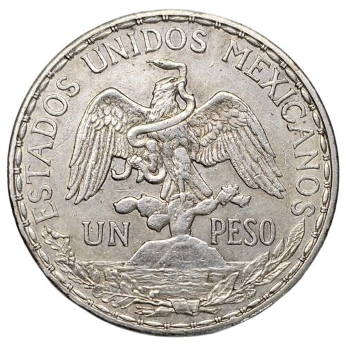 1911 Mexico .903 Silver Un Peso Caballito Coin KM# 453 - Picture 2 of 3