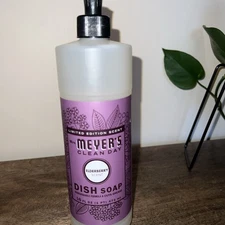 New & Sealed! Mrs. Meyer's Clean Day Limited Edition Lilac 16oz Liquid Dish Soap