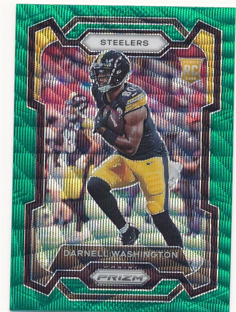 Darnell Washington Panini Prizm #384 Green Wave