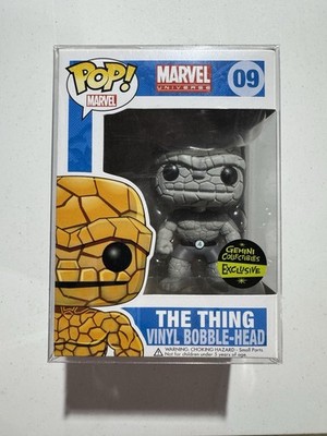 Funko Pop Marvel Black And White The Thing #09 Gemini Collectibles Exclusive!