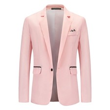 Mens Formal Blazer Coat Suit Evening Formal Party Wedding Business Jacket Coat