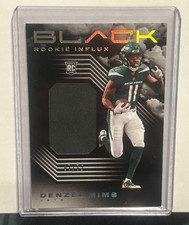 2020 Denzel Mims Panini Black Rookie Influx /75 Green Patch  #RI20
